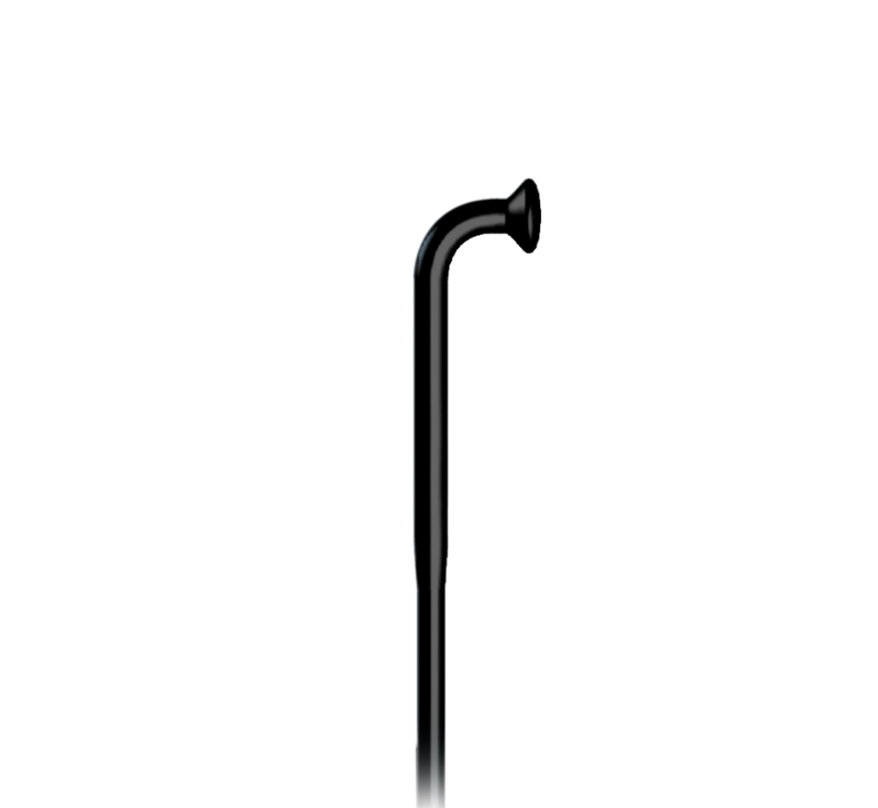 Sapim Race J-Bend Cut/Threaded Black Spoke - 296mm