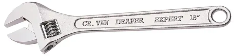 Draper Adjustable Spanner in Silver-3