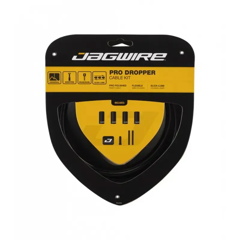 Jagwire Pro Dropper Kit LEX-SL 3mm Hsng./0.8mm Polished SS Inner Cable-2