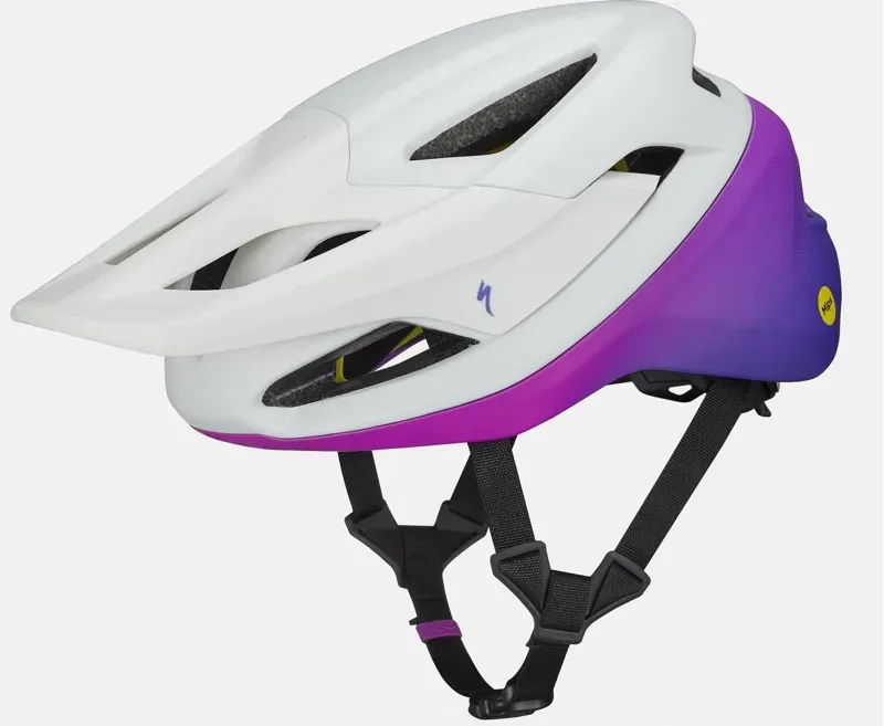 Specialized Camber Helmet in White Dune/Purple Orchid