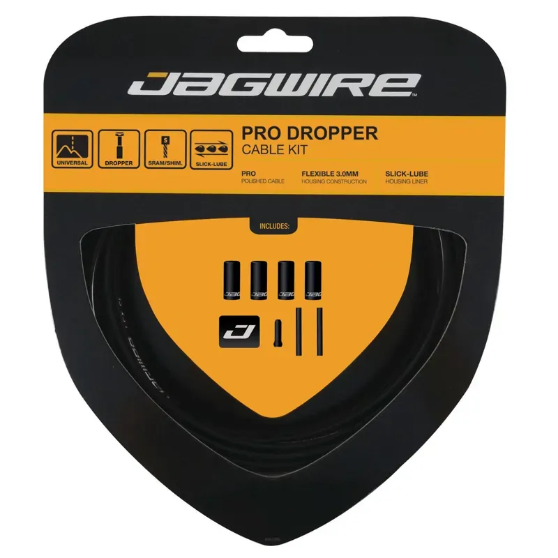 Jagwire Pro Dropper Kit LEX-SL 3mm Hsng./0.8mm Polished SS Inner Cable-1