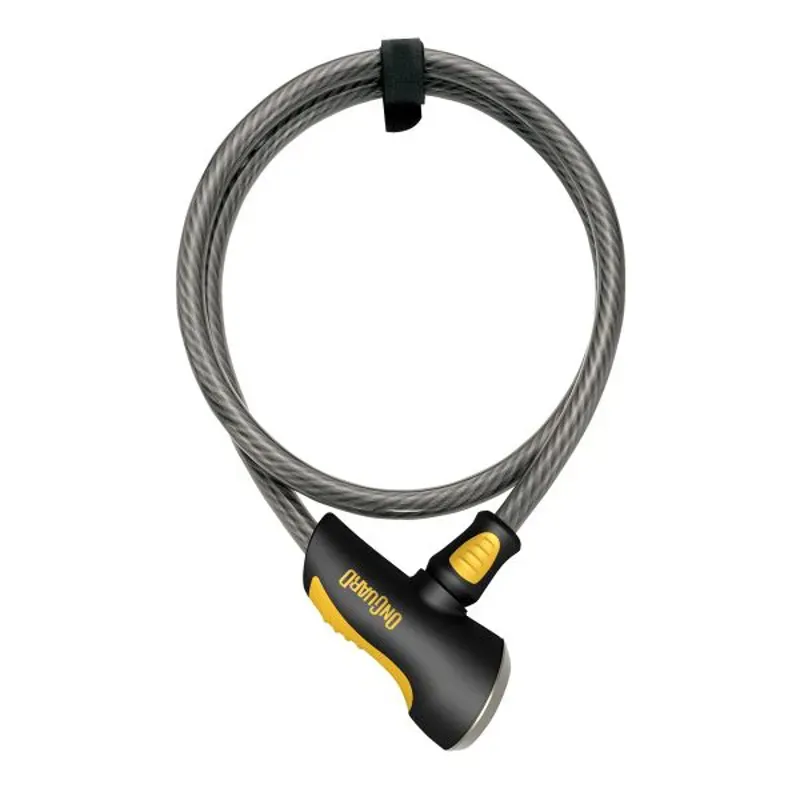 Onguard Akita 8040 1850x12mm Cable Lock in Black/Yellow