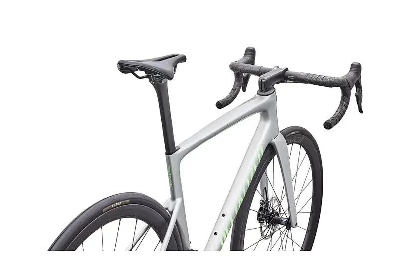 Tarmac SL9 Expert - SRAM Force AXS SILVER / POWDER LIME-4