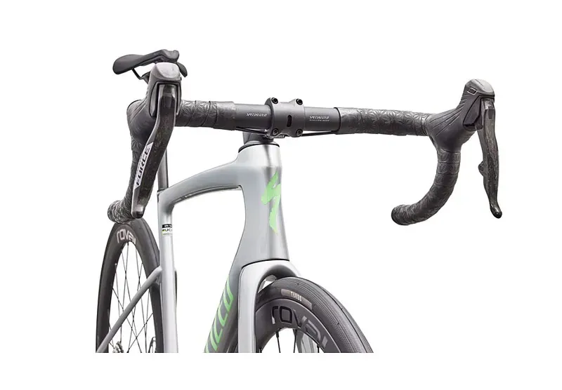 Tarmac SL9 Expert - SRAM Force AXS SILVER / POWDER LIME-5