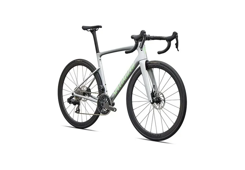 Tarmac SL9 Expert - SRAM Force AXS SILVER / POWDER LIME-2