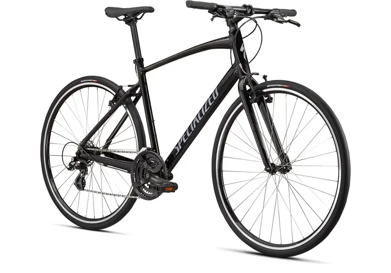 2021 Specialized Sirrus 1.0 Hybrid Bike in Black-2