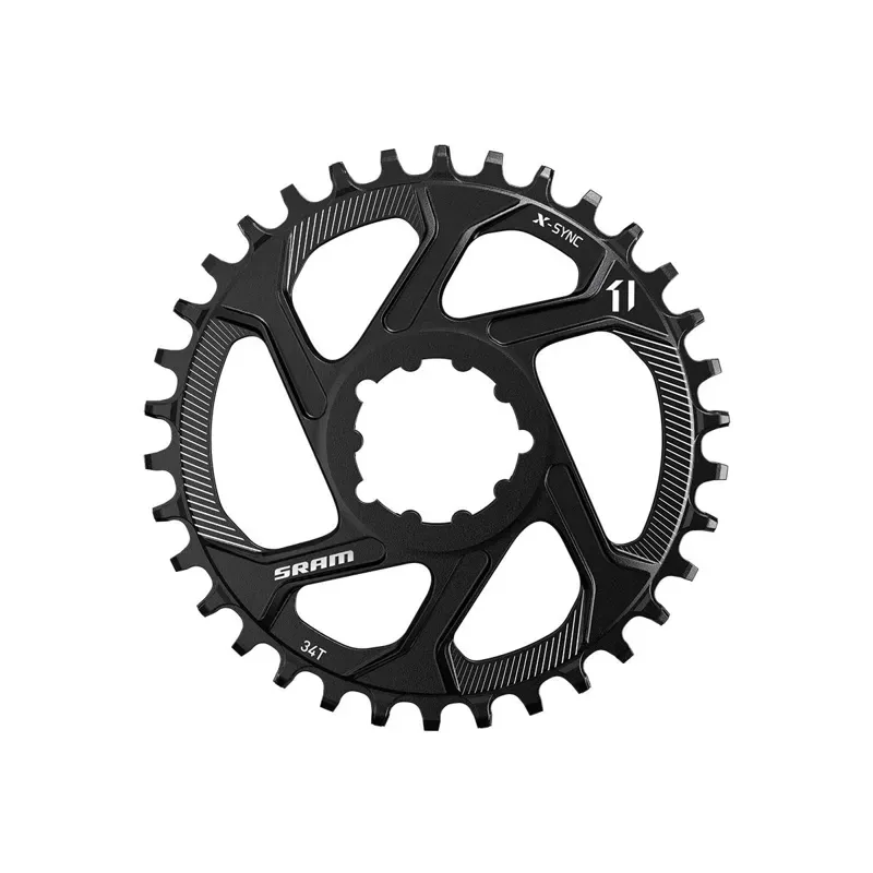 SRAM Chain Ring X-SYNC STEEL 28T Direct Mount 3mm Offset Steel 3.5mm 11 Speed: BLACK 3