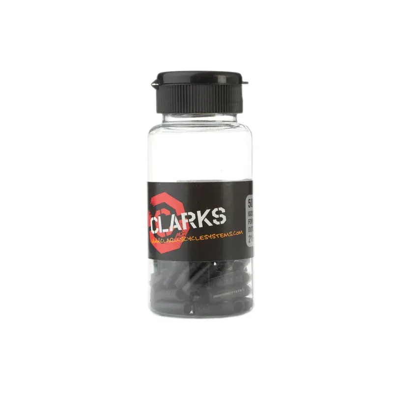 Clarks 150pcs 4mm Plastic Gear Ferrule in Black