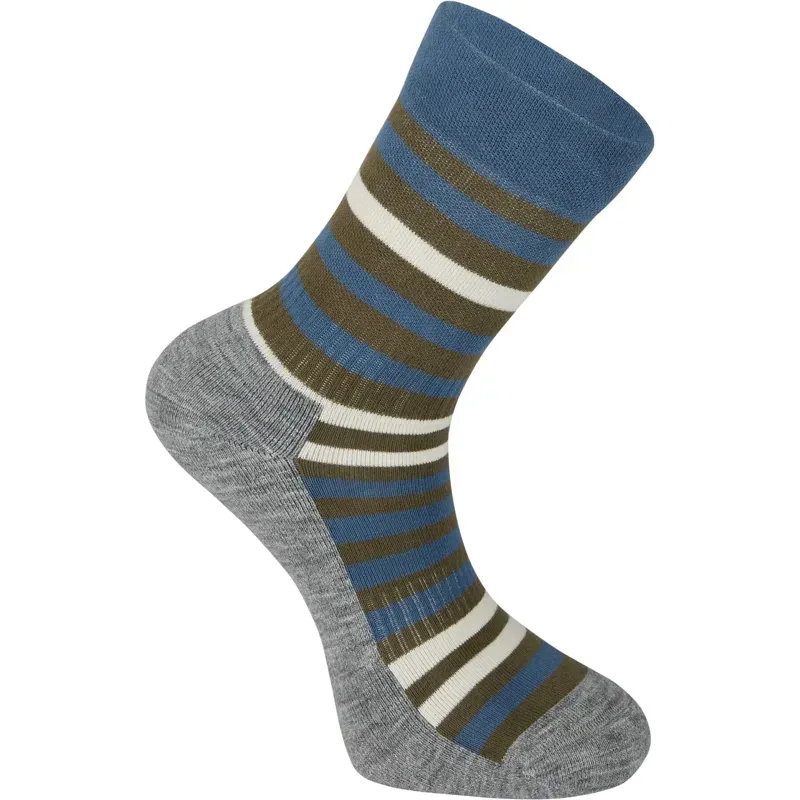 Madison Roam Isoler Merino 4 Season Sock In Slate Blue/Grey