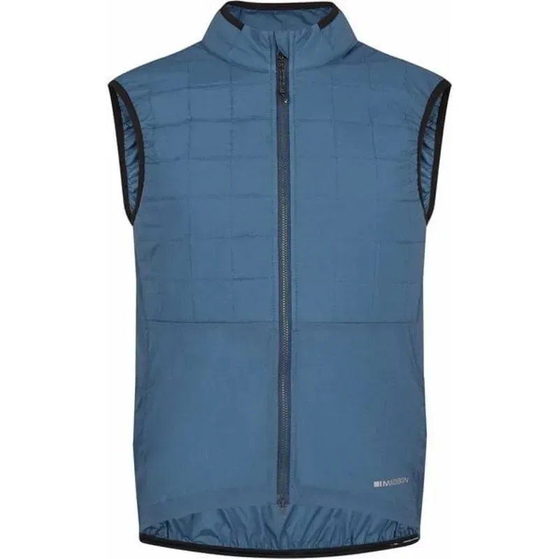 Madison Roam Men's Windproof Packable Primaloft Gilet In Lake Blue