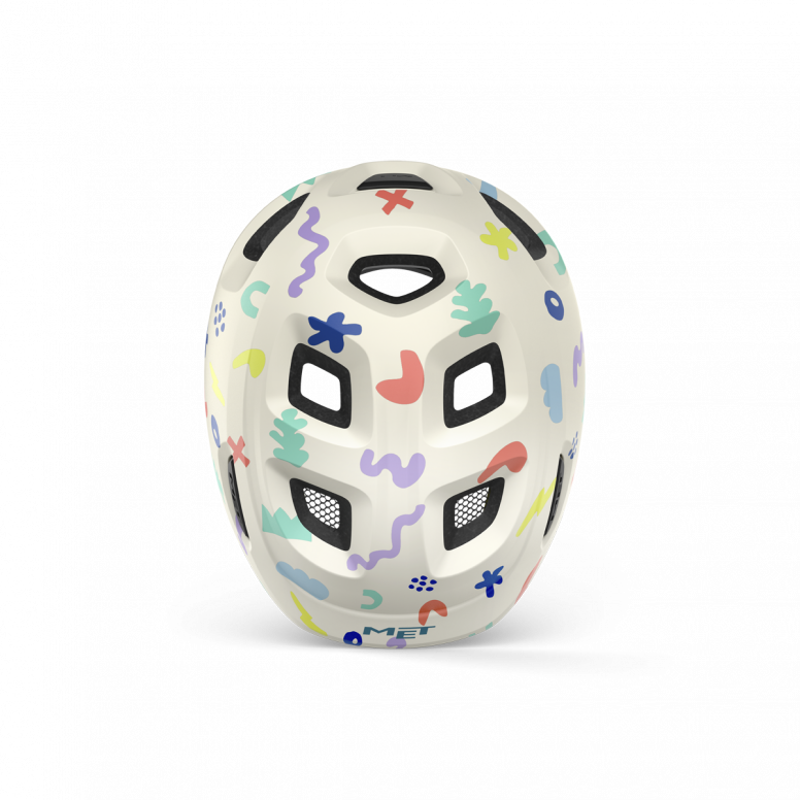 Met Kids Hooray Bike Helmet in White-1