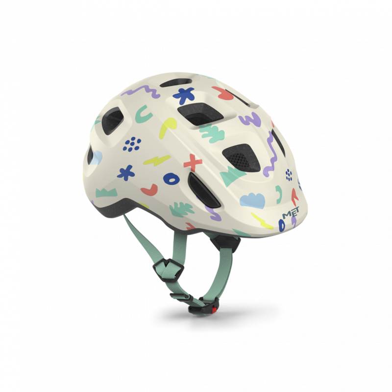 Met Kids Hooray Bike Helmet in White-2