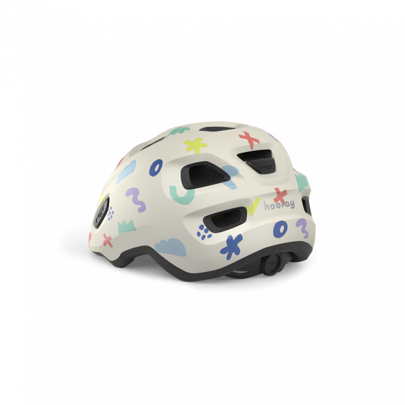 Met Kids Hooray Bike Helmet in White-4