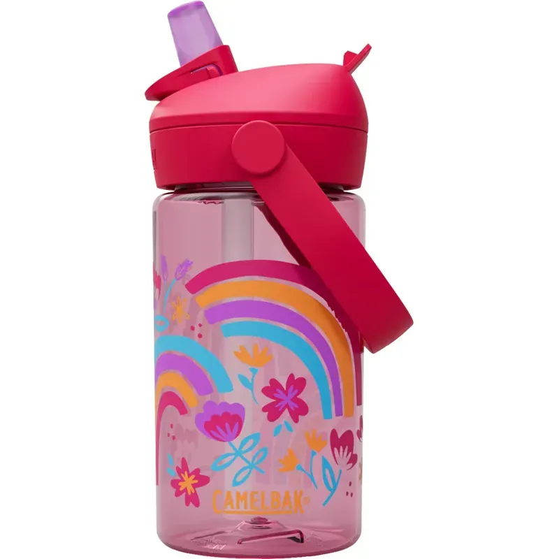 CamelBak Thrive Flip Straw Kids Bottle 400ml In Rainbow Floral 