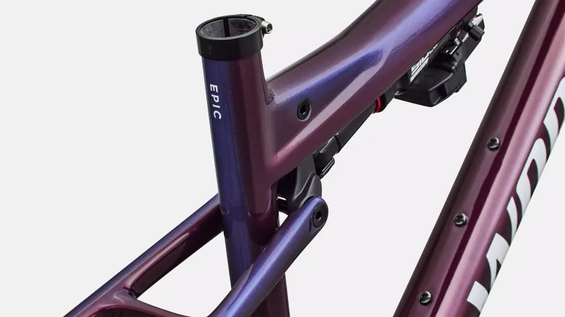 S-Works Epic 9 Frameset BORDEAUX / BLUE EDGE/WHITE SILVER-6