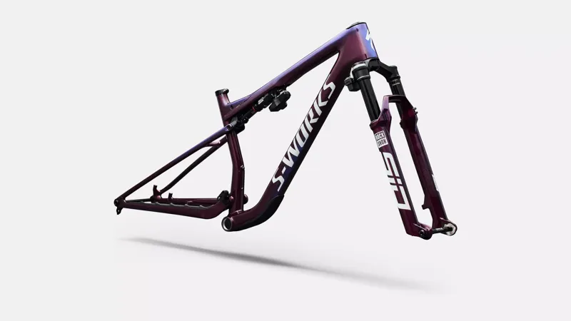S-Works Epic 9 Frameset BORDEAUX / BLUE EDGE/WHITE SILVER-9