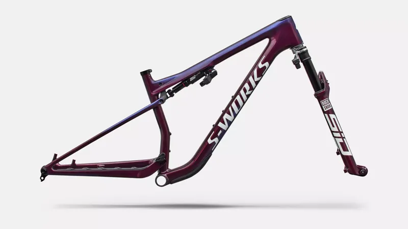 S-Works Epic 9 Frameset BORDEAUX / BLUE EDGE/WHITE SILVER