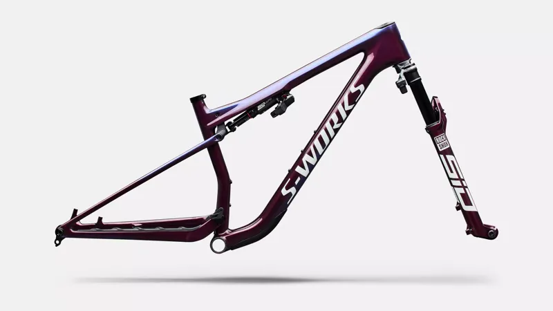 S-Works Epic 9 Frameset BORDEAUX / BLUE EDGE/WHITE SILVER-1