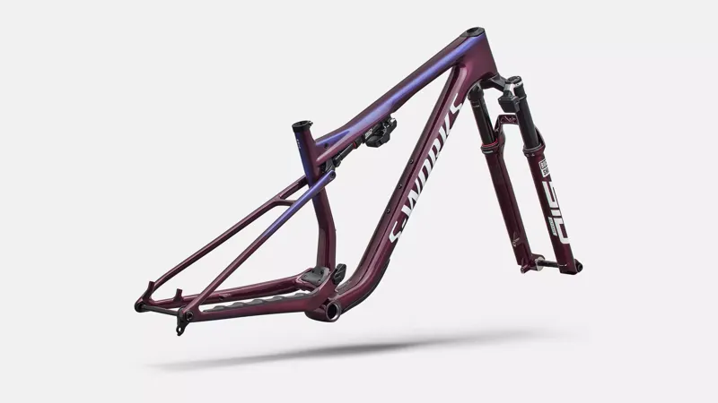 S-Works Epic 9 Frameset BORDEAUX / BLUE EDGE/WHITE SILVER-2