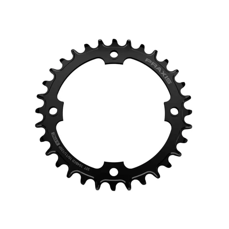 Praxis - E-Ring - 104 BCD NW 1x Direct Threaded Black 3