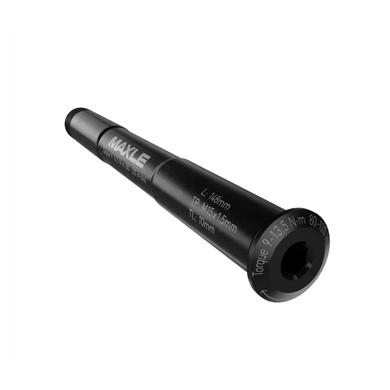 Rock Shox Maxle Stealth 15x110mm 158/9mm Front MTB Axle in Black