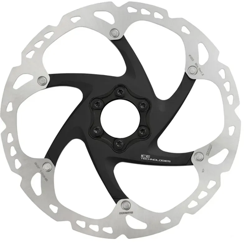ROTOR SMRT86 6 Bolt 180mm Silver/ Black 6-bolt - 180 mm