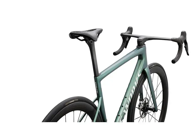 Specialized S-Works Tarmac SL8 SRAM RED AXS Road Bike in Premium Fjord Metallic-4