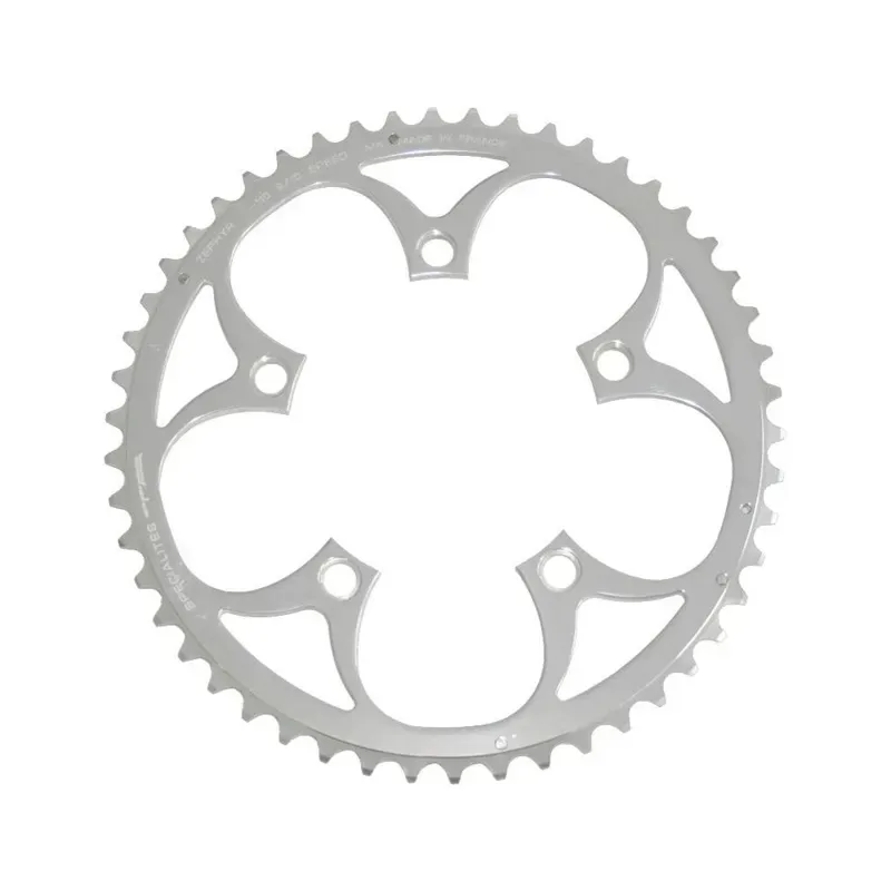 TA Zephyr 110-pcd 9/10-speed 5-arm Middle/Outer Chainring in Silver